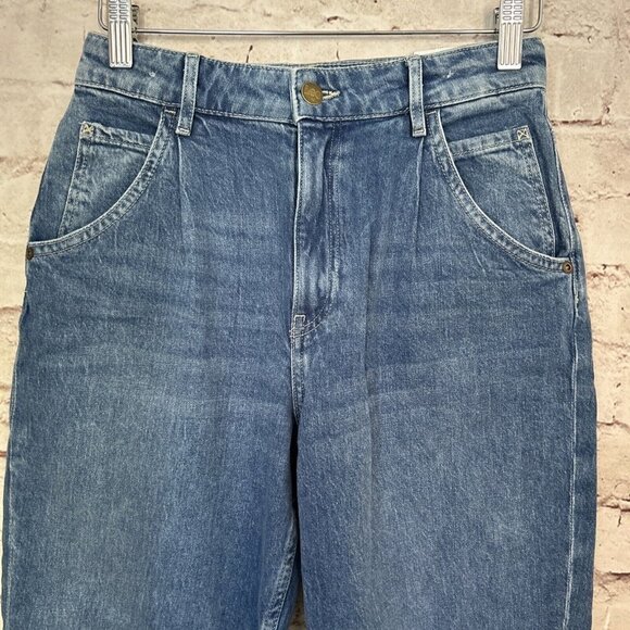 Lee x H&M Jeans Girls 14 Relaxed Fit Tapered Leg Denim NEW 26 x 26 Stretch NEW - Picture 3 of 6